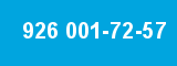 926 001-72-57